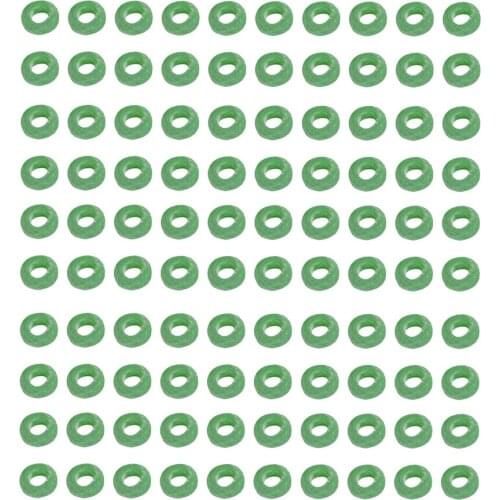 100 Pcs Castration Rings Castrating Bands for Pig Lamb Sheep Small Animals, Green