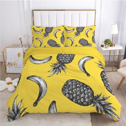 3D Bohemia Design Duvet Cover Set Yellow Bedding Sets Quilt Covers Pillowcases Blanket Cases King Single Double Size Bed Linens