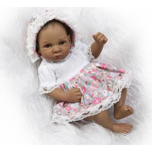 26cm Mini Size Full Silicone Reborn Dolls Baby Dolls Bebe Reborn Lifelike Girl Baby Newborn Children Toys Shower Toy