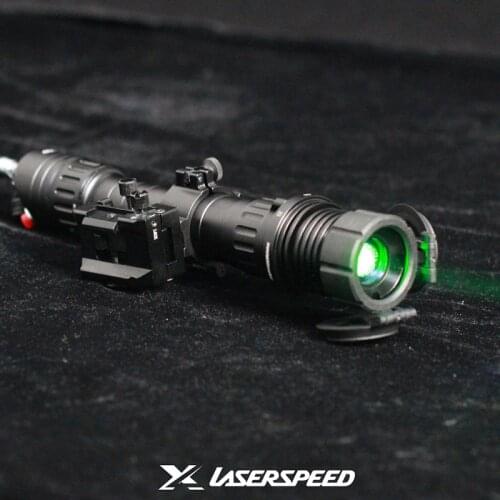 Laserspeed 100mw Tactical Weapon Light Laser Handheld High Power Laser Flashlight with Scope Mount Zoomable Hunting Accessories