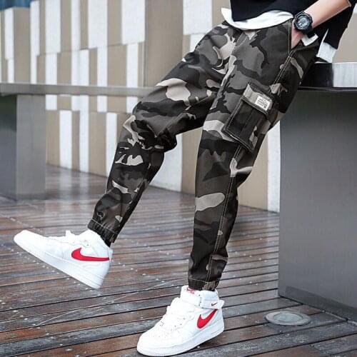 2020 Summer Mens Joggers Camouflage Harem Pants Mens Casual Pants Cotton Sports Pants Capri-Pants Overall Male Streetwear Pants