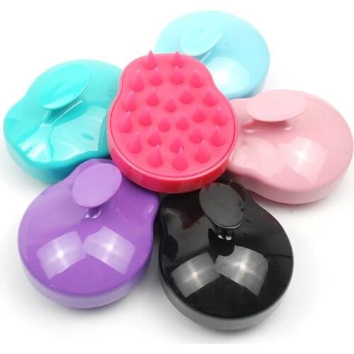 Soft and Does Not Hurt The Scalp Gourd Massage Shampoo Comb Bathing Head Cleaning Multifunctional Silicone Shampoo Brush
