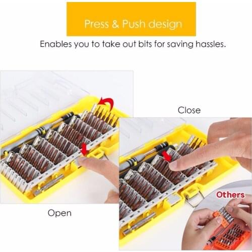 60 in 1 Precision Screwdriver Tool Kit Magnetic Screwdriver Set for iPhone Tablet Macbook Xbox Cellphone PC Sumsung