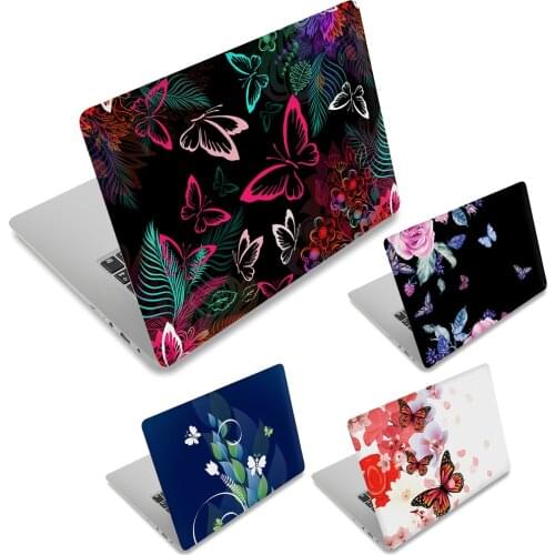 Laptop Sticker Laptop Skin Butterfly Stickers Laptop Notebook Sticker Cover Fits 13.3" 14" 15" 15.6" Hp Dell Lenovo Asus Acer