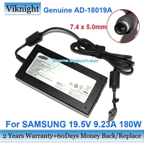 Original AD-18019A 19.5V 9.23A AC Adapter Charger for Samsung BA44-00348A PA-1181-96 PSCV181101A Laptop Power Supply 7.4x5.0mm