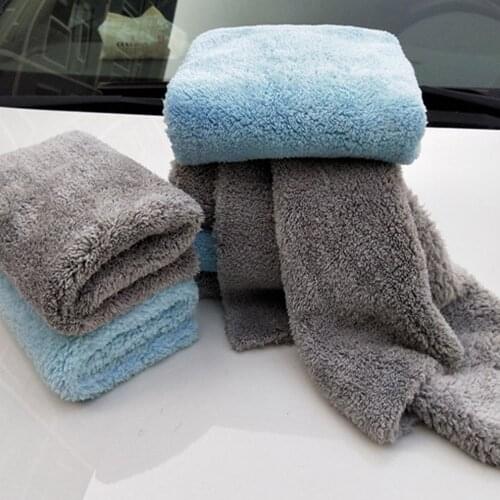 Microfiber Towel Ultra Drying Washing Soft Polishing Edgeless Cleaning Super Absorbent Plush Cloth For Kitchen Household Car