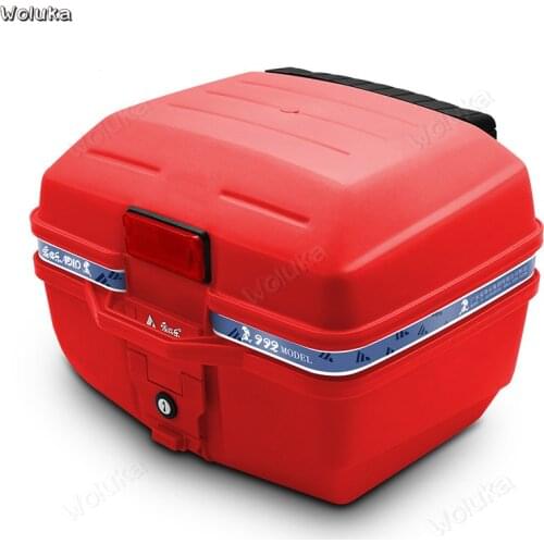 25L Durable Motorcycle Tailbox 992 Electric Car Trunk Medium Universal Toolbox Pedal Storage Box CD50 Q02