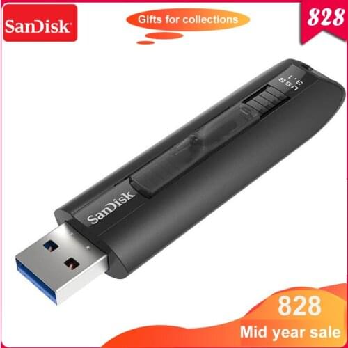SanDisk CZ800 USB 3.1 Flash Drive Extreme Speed Pen Drive 128GB 64GB Memory Mini Usb Pen drive Stick scalable interface provide