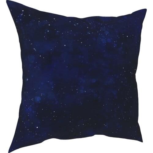 The Blue Of The Night Pillow Case Decoration Stars Cushion Cover Throw Pillow for Car Polyester Double-sided Printing Gift Idea