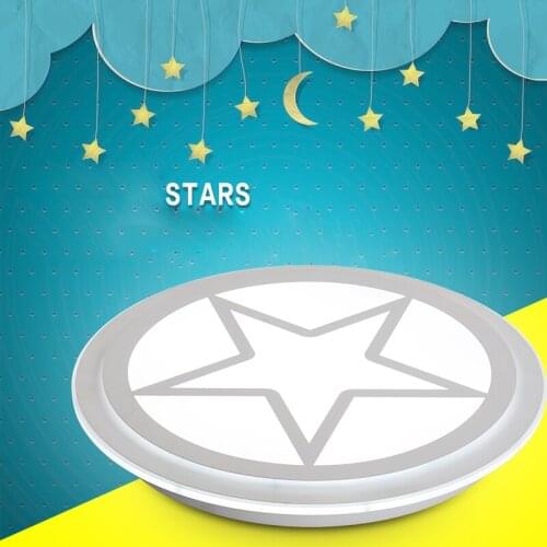 Modern Brief Marvel American Captain Hero White Acrylic Ceiling Mount LED Ceiling Light for Kids Room Ceiling Light Fixture