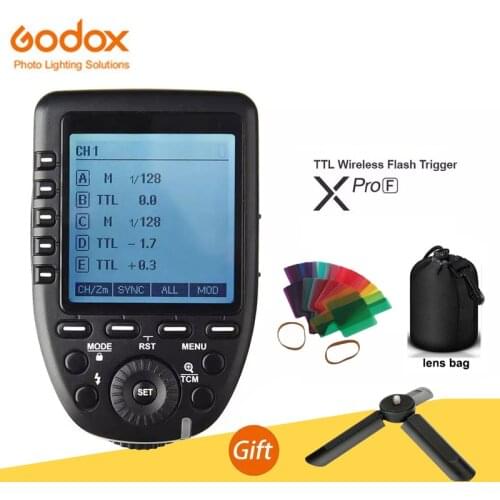 In Stock!!Godox XPro-F 2.4G TTL Wireless High Speed Sync 1/8000s Flash Transmitter X system High-speed Trigger For Fuji Cameras