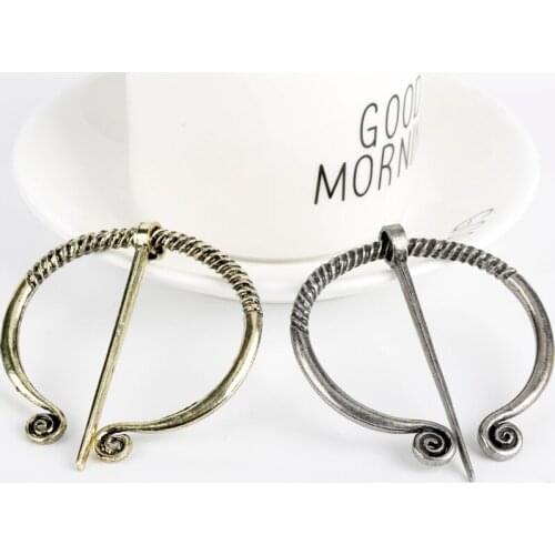 Viking Jewelry Pin Bronze Belt Nordic Buckle Enamel Brooch Cloak Pin cloak button Medieval Viking Jewelry Gift for Men-40