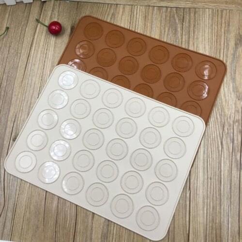 1Pc 30 Hole Silicone Pad Oven Biscuits Silicone Non-stick Baking Mat Baking Pan Pastry Cake Pad Baking Tools