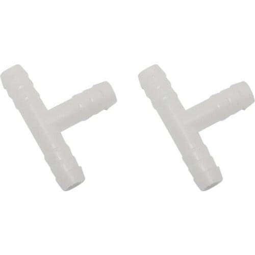 10mm Hose Tee Barb Connector Agriculture Garden Irrigation Water Splitter Water Quick Coupling Pipe Fittings 10 Pcs
