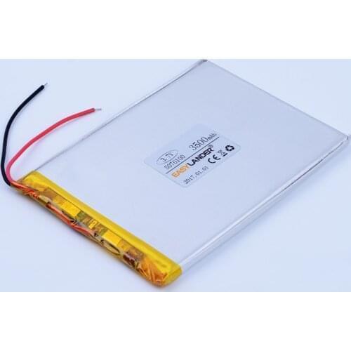 5.0*70*100mm 3.7V 3500mAh Rechargeable li-Polymer Li-ion Battery For Bluetooth Notebook Tablet PC mobile power PDA DVD 5070100