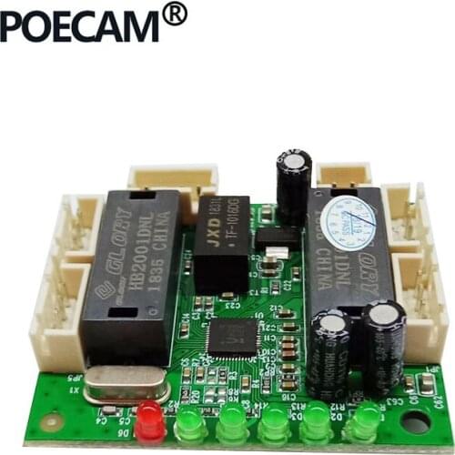 5 Port Pin head PCBA Board Manufacturer Accept Oem ODM mini ethernet fast switch module 10/100Mbps Ethernet Switch PCBA