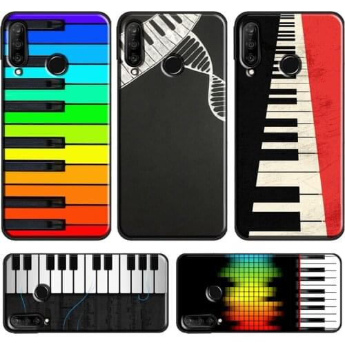 Music Piano Key Case For Huawei P20 Lite P40 P30 Pro Mate 20 Lite P Smart 2019 Z Honor 10 i 8X 9X Nova 5T