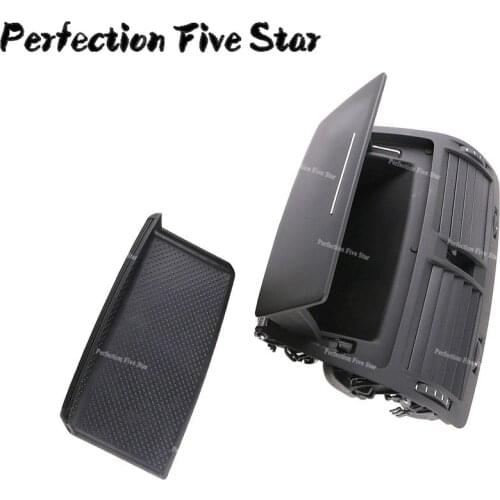 Black Dash Center Air Vent Outlet Storage & mat For Skoda OCTAVIA MK2 2004-2013 1ZD820951 1Z0 820 951 B 1Z0 820 951 D 1Z0820951B
