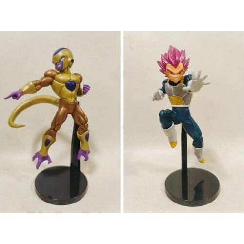 Super Saiyan Anime Warrior 2 Karma Duo Red Vegeta Golden Frieza Action Figure Ornaments Model Toys Collectibles Childrens Gifts