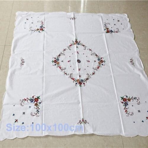 Hot Cotton Embroidery Table Place Mat Pad Cloth Pot Cup Holder Pan Coaster Christmas Wedding Dining Tea Doily Kitchen Decoration