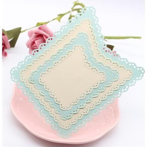 KLJUYP New Frame Metal Cutting Dies Scrapbook Paper Craft Decoration dies scrapbooking