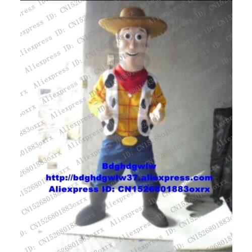 Cowboy Woody Mascot Costume Adult Cartoon Character Outfit Corporate Communications Kindergarten Pet Shop CX4024 Free Shipping