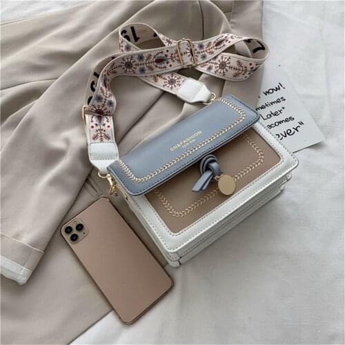 Small Bag for Women 2021 Fashion Women Handbags and Purses with Wide Shoulder StrapMain Female Shoulder Bag