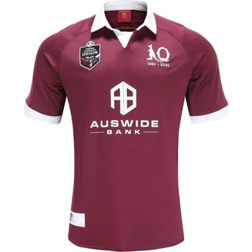 QLD Maroons 2020 Mens Replica Home Rugby Jersey