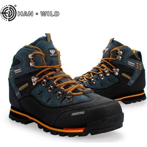 Brand Hiking Shoes Men Winter Mountain Climbing Trekking Boots Top Quality Outdoor Fashion Casual Snow Boots Non-slip Waterproof