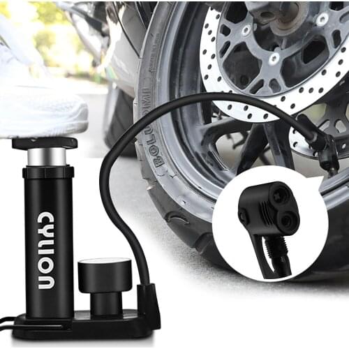 Mini motorcycle Bicycle Tire Pump Foot Portable Air Pump Compressor Digital For Yamaha SEROW 225 250 TTR125 TTR250 TTR600 DT230
