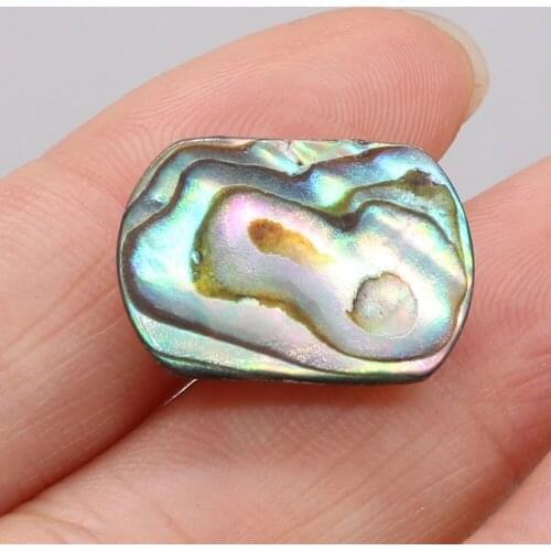 2021 New Natural Abalone Shell Double Hole Loose Beads Accessories Handmade Crafts Jewelry Necklace Bracelet 5 PCs/bag