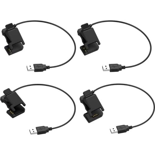 New TW64 68 For Smart Watch Universal USB Charging Cable Charger Clip 2-pin-3mm or 4mm 3-pin-6mm 4-pin-7.6mm