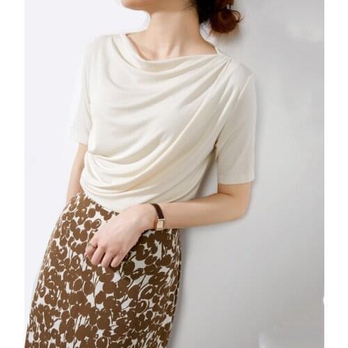 New 2020 Spring and Summer fashion sexy slash neck slim modal cotton shirts,plus size 5XL 6XL 7XL Modal Cotton blouse