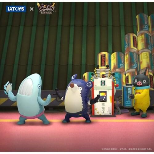 Gift genuine lightning home delivery cool cool courier series blind box doll hand-made ornaments