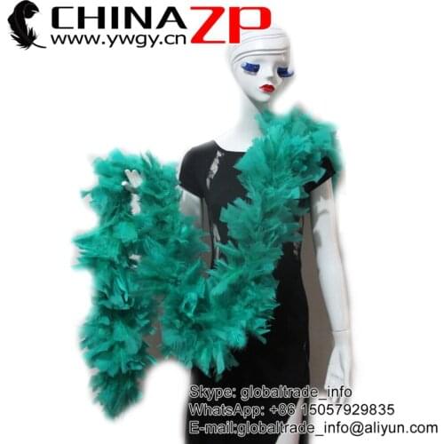 Factory Directly Wholesale CHINAZP Extremely Beautiful Lemon Green Turkey Flat Boa 150Grams for Carnival Headdress