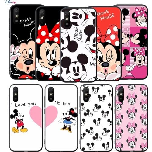 Silicone Cover Mickey and Minne BFF For Xiaomi Redmi 9T 9 9C 9A 9AT 9i 8 8A 7 6 Pro 7A 6A 5 5A 4X Plus Phone Case