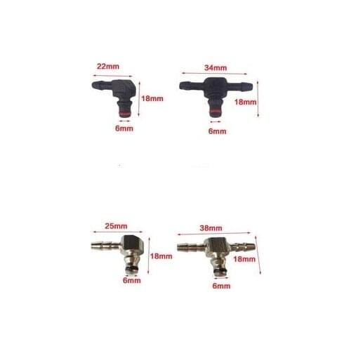 Free shipping!Common Rail Injector Return Oil Backflow Pipe Connector Iron Two way and Tee Joint Fitting for B-osch Injectors