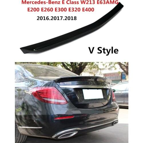 Carbon Fiber Spoiler For Mercedes-Benz E Class W213 E63AMG 2016 2017 2018 2019 Rear Wing Spoilers Auto Accessories