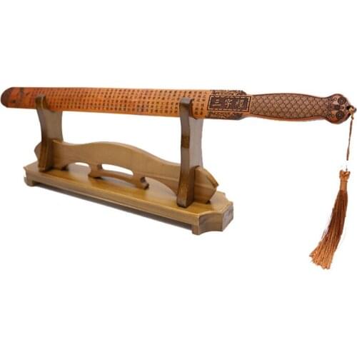 Chinese Style Handmade Ruler Handle Version for Teachers and Women Bamboo Pointer Rule Home Decore living room