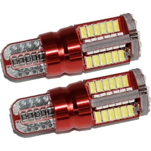 2pcs canbus T10 LED 3014 6700K W5W LEDriving Standard Sky White Auto Side Marker Bulbs Turn Signal Light 80% Energy Saving Pair