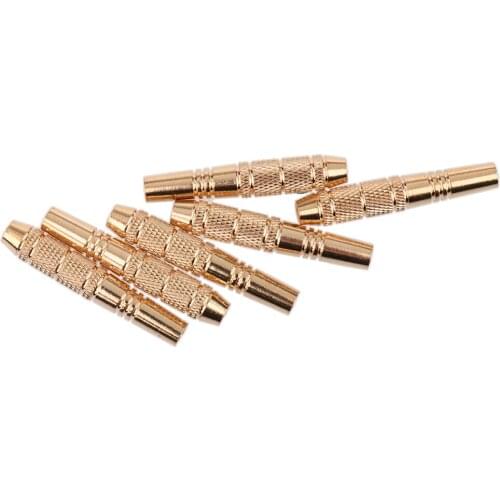 6 Pieces 16 Grams High-quality Brass Dart Replacements Barrels Set for Soft and Steel Tip Darts