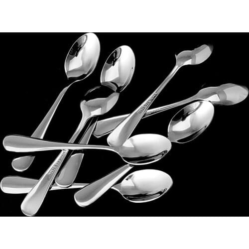 8 Pcs Demitasse Espresso Stainless Steel Spoon Tea Coffee Soup Rice New 87HB