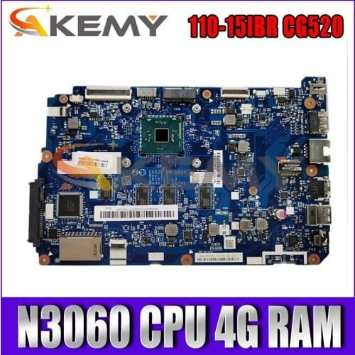 Akemy For Lenovo 110-15IBR CG520 NM-A804 Laptop Motherboard CPU N3060 4G RAM 100% Test Work 5B20L77440 5B20L77435