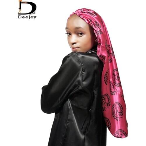 Personalized full logo spread tail satin bonnet virgin hair extension sleeping bonnet adult size colors available 10pc lot