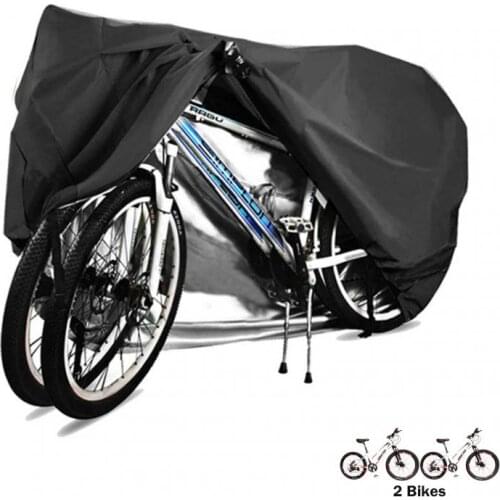 Two Bicycle Bike Cover Waterproof Snow Cover Rain UV Protector Dust Protector for Scooter Waterproof Bike Rain Dustproof Cover