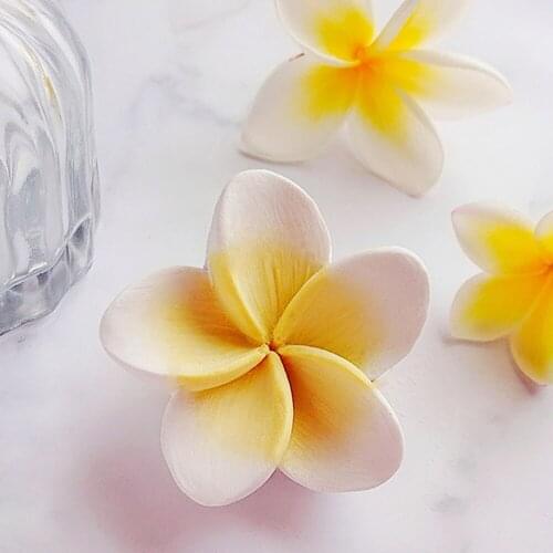 Frangipani Silicone Mold Flower Fondant Chocolate Silicone Mould Soap Candle Molds