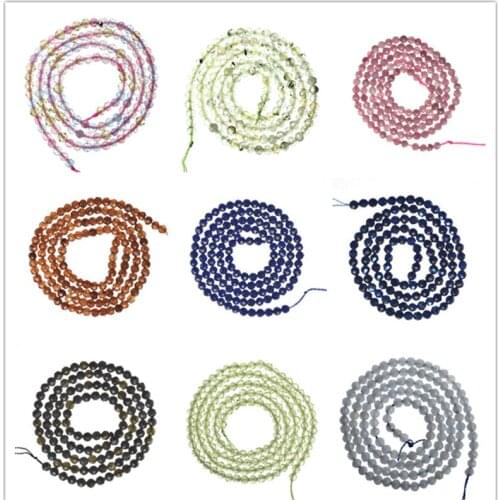 Small Beads Natural Stone Faceted Tourmaline Olivine Bead 2 3mm Loose Beads for Jewelry Making DIY Necklace Bracelet Accessories