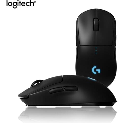 Original Logitech G Pro Wireless Top Gaming Mouse Lightspeed For ESports Hero16000DPI Sensor RGB Lighting Wireless Charging