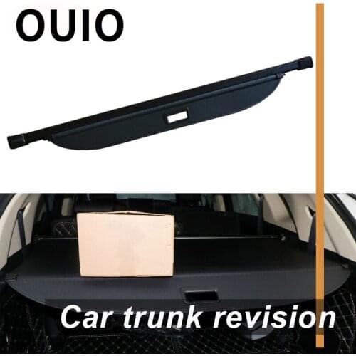 OUIO 1Set Car Rear Trunk Cargo Cover For Hyundai Grand Santa Fe Car-styling Black Security Shield Shade Automobile accessories