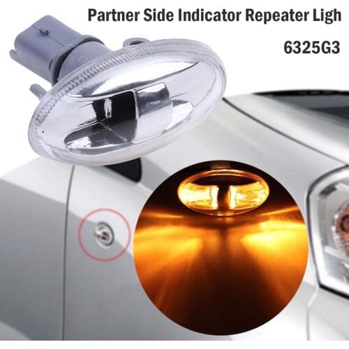 `Partner Side Indicator Repeater Light Lamp Bulb For Peugeot 108 107 407 206 1007 6325G3 For Citreon C1 C2 C3 Picasso